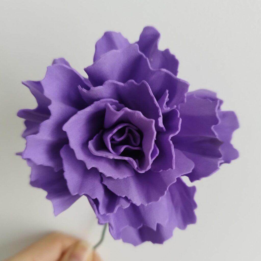 pivoine feuille de mousse, création artisanale, décoration intérieur, Foamiran