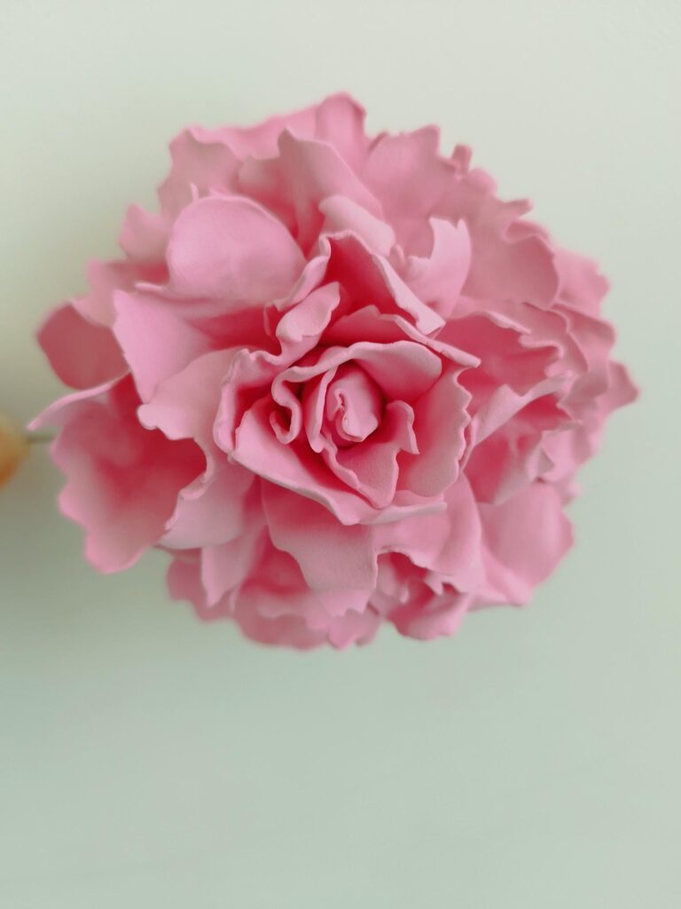 pivoine fait main, feuille de mousse, Foamiran, création artisanale, décoration intérieur