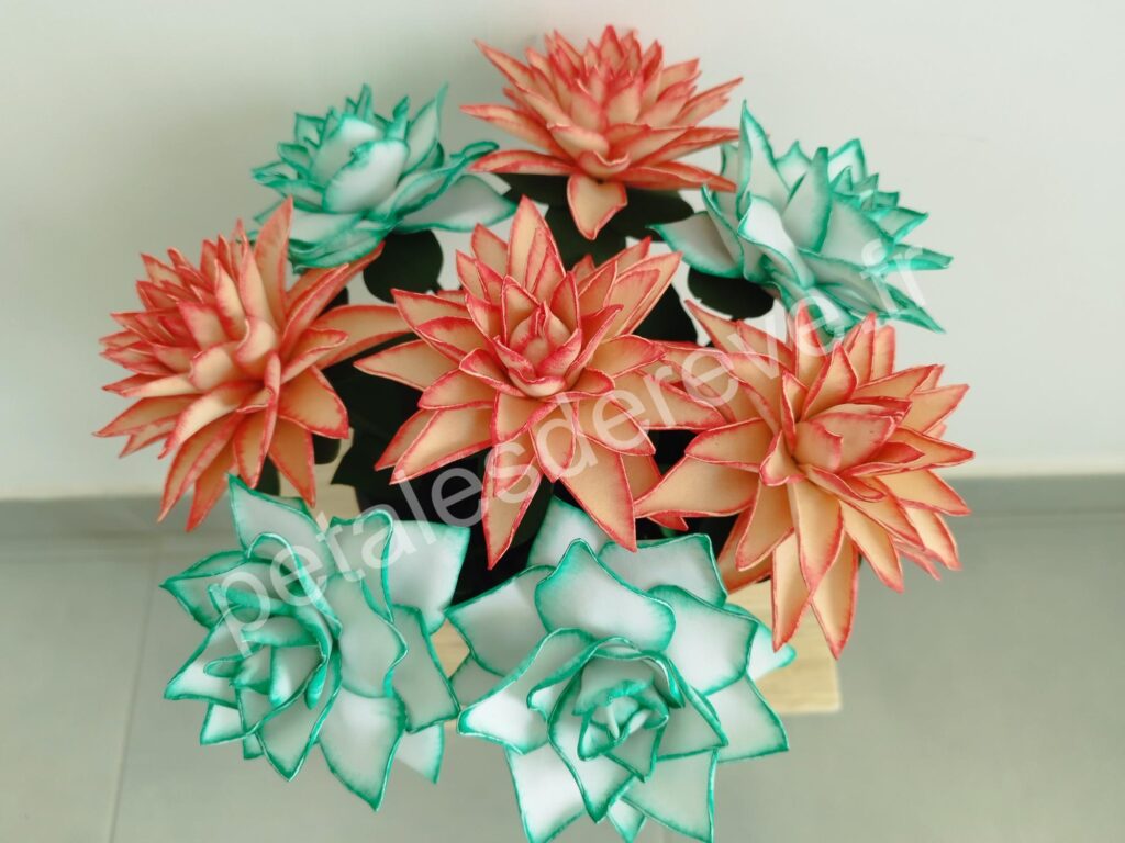 Fleurs de mousse, bouquet décoratif, événement...